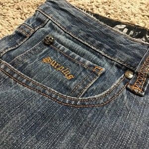 Surplus Men's Jeans 30x30 Skull Details Distressed